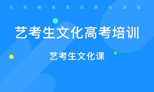 藝考生文化課沖刺學(xué)校